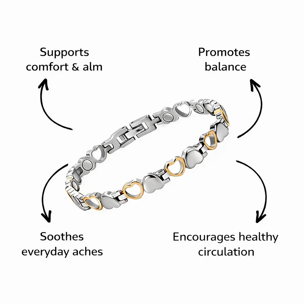 ๐๐๐๐๐๐๐๐ยฎ Magnetic Health Bracelet for Relaxation, Better Sleep & Inner Balance