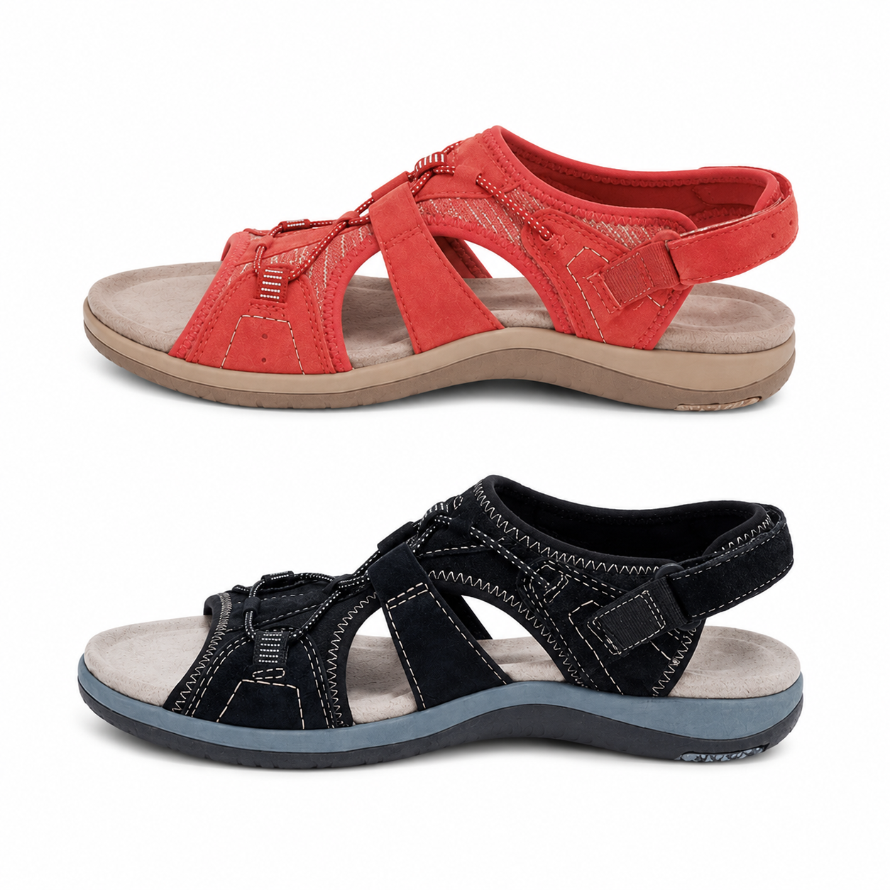 🔥LAST DAY SALE-80% OFF 🏆 2026 Best Seller – Women’s Most Wanted Soft Arch Support & Adjustable Sandals ☁️💆‍♀️