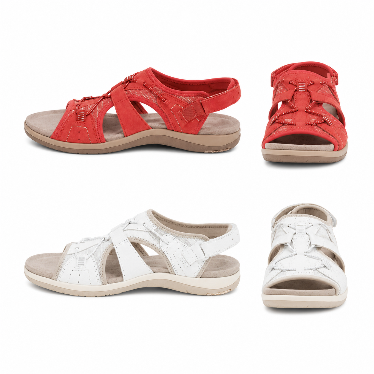 🔥LAST DAY SALE-80% OFF 🏆 2026 Best Seller – Women’s Most Wanted Soft Arch Support & Adjustable Sandals ☁️💆‍♀️