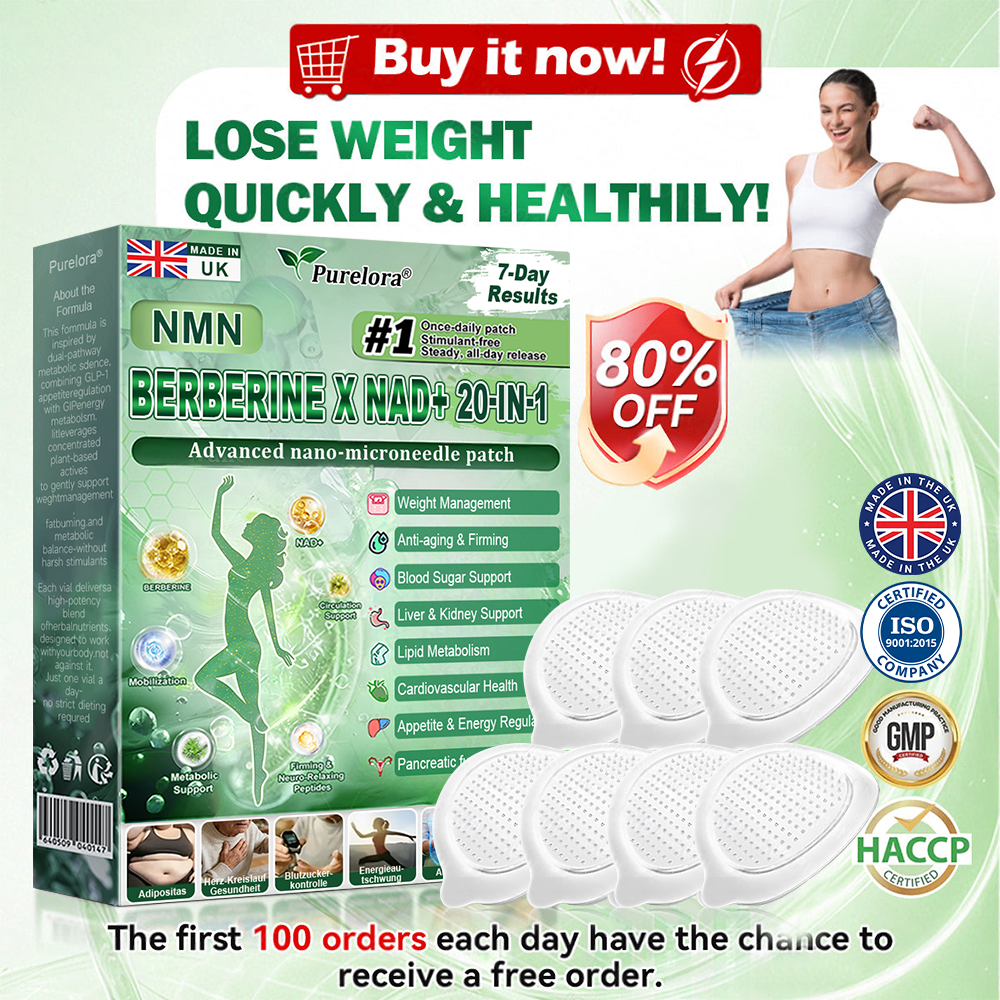 𝐏𝐮𝐫𝐞𝐥𝐨𝐫𝐚® NAD × 𝐄𝐆𝐂𝐆 20-𝐢𝐧-𝟏 𝐀𝐝𝐯𝐚𝐧𝐜𝐞𝐝 𝐍𝐚𝐧𝐨 𝐌𝐢𝐜𝐫𝐨𝐧𝐞𝐞𝐝𝐥𝐞 𝐏𝐚𝐭𝐜𝐡 (💧𝐉𝐮𝐬𝐭 𝐨𝐧𝐜𝐞 𝐚 𝐝𝐚𝐲, 𝐯𝐢𝐬𝐢𝐛𝐥𝐞 𝐜𝐡𝐚𝐧𝐠𝐞𝐬 𝐢𝐧 𝟕 𝐝𝐚𝐲𝐬) ✅𝐅𝐨𝐫 𝐨𝐛𝐞𝐬𝐢𝐭𝐲, 🅛🅞🅞🅢🅔 🅢🅚🅘🅝,𝐝𝐢𝐚𝐛𝐞𝐭𝐞𝐬, 𝐬𝐥𝐞𝐞𝐩 𝐚𝐩𝐧𝐞𝐚, 𝐣𝐨𝐢𝐧𝐭 𝐢𝐬𝐬𝐮𝐞𝐬, 𝐚𝐧𝐝 𝐦𝐨𝐫𝐞