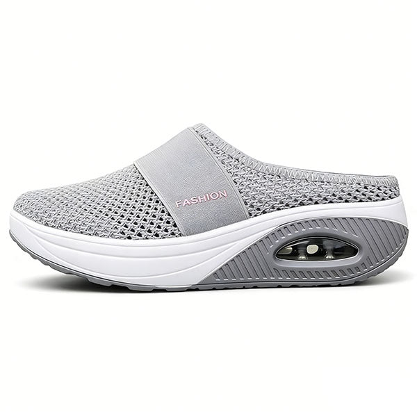(🔥 LAST DAY SALE-80% OFF🔥)Free shipping-BQODQO® Diabetic Air-Cushion Slip-On Walking Shoes, Orthopedic Diabetic Slippers, with Arch-Support for Women