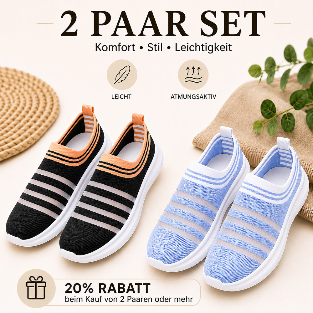 ✨𝐋𝐄𝐓𝐙𝐓𝐄𝐑 𝐓𝐀𝐆: 𝟖𝟎 % 𝐑𝐀𝐁𝐀𝐓𝐓 🏆Damen Slip-On Mesh-Mules – Leicht, Atmungsaktiv & Rutschfest 🏆Bestseller 2026