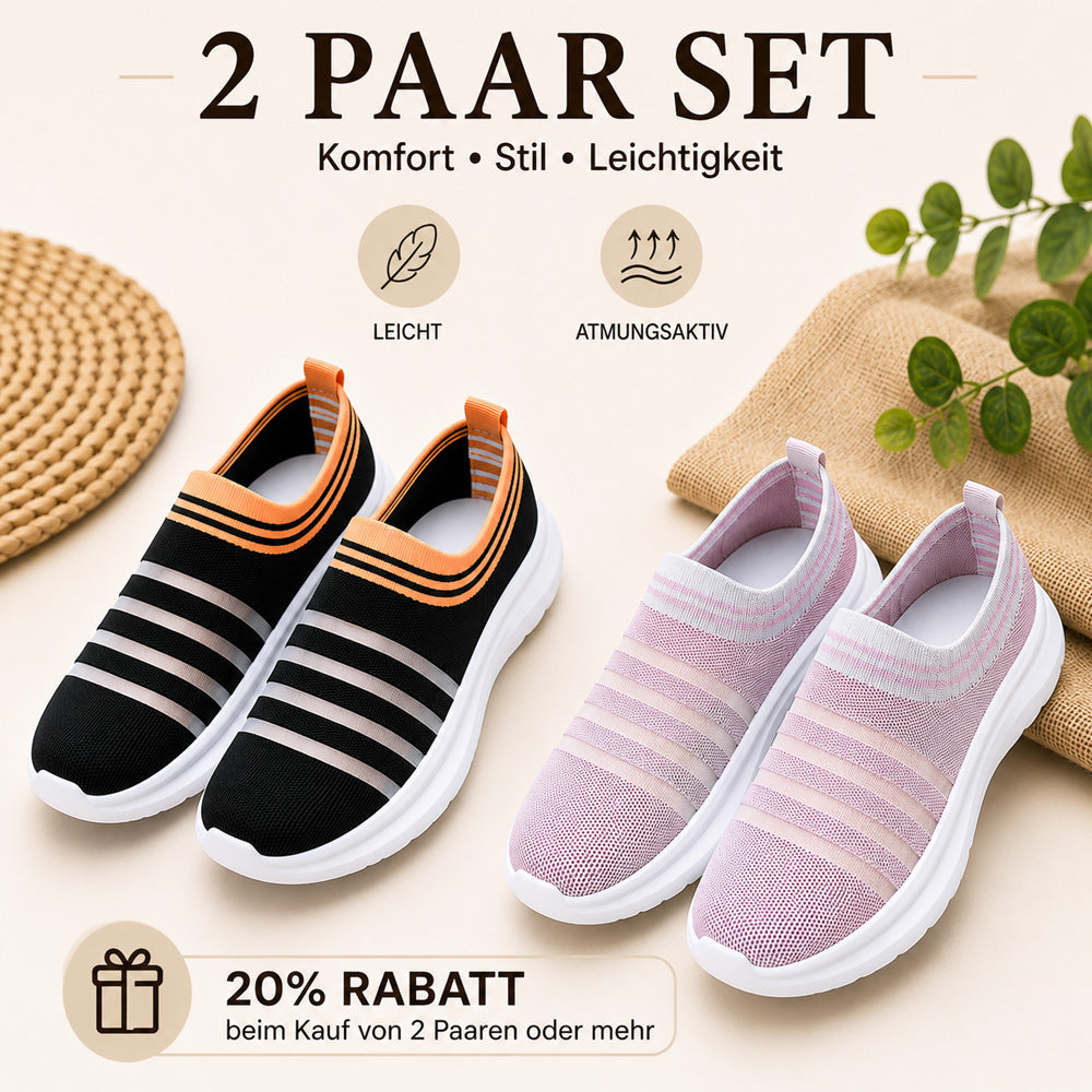 ✨𝐋𝐄𝐓𝐙𝐓𝐄𝐑 𝐓𝐀𝐆: 𝟖𝟎 % 𝐑𝐀𝐁𝐀𝐓𝐓 🏆Damen Slip-On Mesh-Mules – Leicht, Atmungsaktiv & Rutschfest 🏆Bestseller 2026