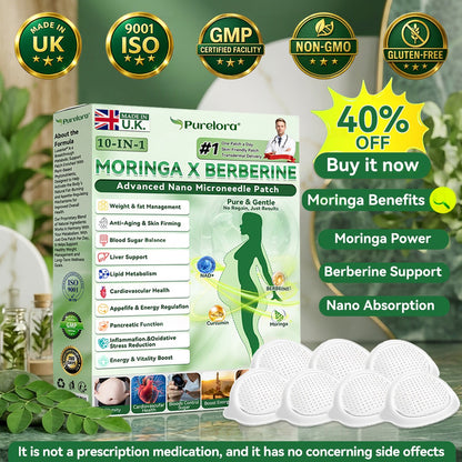 𝑶𝒇𝒇𝒊𝒄𝒊𝒂𝒍 𝑺𝒕𝒐𝒓𝒆  |✅𝑷𝒖𝒓𝒆𝒍𝒐𝒓𝒂® 𝑴𝒐𝒓𝒊𝒏𝒈𝒂 & 𝑩𝒆𝒓𝒃𝒆𝒓𝒊𝒏𝒆 10-𝑰𝑵-1 𝑨𝒅𝒗𝒂𝒏𝒄𝒆𝒅 𝑵𝒂𝒏𝒐 𝑴𝒊𝒄𝒓𝒐𝒏𝒆𝒆𝒅𝒍𝒆 𝑷𝒂𝒕𝒄𝒉 (𝐎𝐧𝐜𝐞 𝐃𝐚𝐢𝐥𝐲, 𝐯𝐢𝐬𝐢𝐛𝐥𝐞 𝐜𝐡𝐚𝐧𝐠𝐞𝐬 𝐢𝐧 𝟕 𝐝𝐚𝐲𝐬）𝐎𝐛𝐞𝐬𝐢𝐭𝐲, 𝐃𝐢𝐚𝐛𝐞𝐭𝐞𝐬, 𝐒𝐥𝐞𝐞𝐩 𝐀𝐩𝐧𝐞𝐚, 𝐀𝐧𝐝 𝐉𝐨𝐢𝐧𝐭 𝐈𝐬𝐬𝐮𝐞𝐬👩‍⚕️