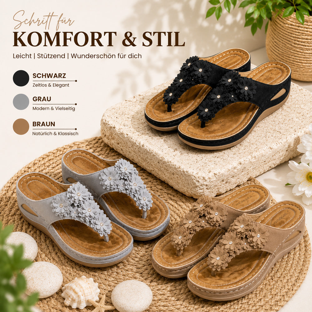 ✨𝐋𝐄𝐓𝐙𝐓𝐄𝐑 𝐓𝐀𝐆: 𝟖𝟎 % 𝐑𝐀𝐁𝐀𝐓𝐓 🏆Orthopädische Damen-Pantoletten – Atmungsaktiv, Bequem & Für Jeden Tag - Bestseller 2026