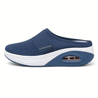 (🔥 LAST DAY SALE-80% OFF🔥)Free shipping-BQODQO® Diabetic Air-Cushion Slip-On Walking Shoes, Orthopedic Diabetic Slippers, with Arch-Support for Women