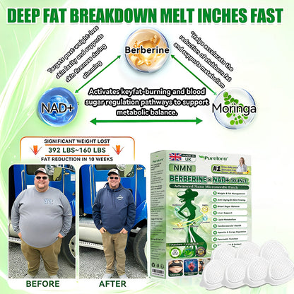 𝑶𝒇𝒇𝒊𝒄𝒊𝒂𝒍 𝑺𝒕𝒐𝒓𝒆  |✅𝑷𝒖𝒓𝒆𝒍𝒐𝒓𝒂® 𝑴𝒐𝒓𝒊𝒏𝒈𝒂 & 𝑩𝒆𝒓𝒃𝒆𝒓𝒊𝒏𝒆 𝑵𝑴𝑵 𝟏𝟎-𝒊𝒏-𝟏 𝑨𝒅𝒗𝒂𝒏𝒄𝒆𝒅 𝑵𝒂𝒏𝒐 𝑴𝒊𝒄𝒓𝒐𝒏𝒆𝒆𝒅𝒍𝒆 𝑷𝒂𝒕𝒄𝒉 (𝐎𝐧𝐜𝐞 𝐃𝐚𝐢𝐥𝐲, 𝐯𝐢𝐬𝐢𝐛𝐥𝐞 𝐜𝐡𝐚𝐧𝐠𝐞𝐬 𝐢𝐧 𝟕 𝐝𝐚𝐲𝐬）𝐎𝐛𝐞𝐬𝐢𝐭𝐲, 𝐃𝐢𝐚𝐛𝐞𝐭𝐞𝐬, 𝐒𝐥𝐞𝐞𝐩 𝐀𝐩𝐧𝐞𝐚, 𝐀𝐧𝐝 𝐉𝐨𝐢𝐧𝐭 𝐈𝐬𝐬𝐮𝐞𝐬🍃