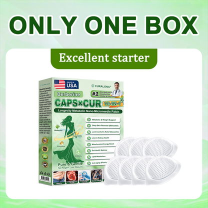 🔥 New Arrival |Curalona® Triple Action Microneedle Patch – Berberine & NAD+ for Metabolic Support, Bakuchiol for Skin Renewal, Boswellia for Joint Comfort – Transdermal Day & Night Microneedle Patch for Women & Men – 7 Patches