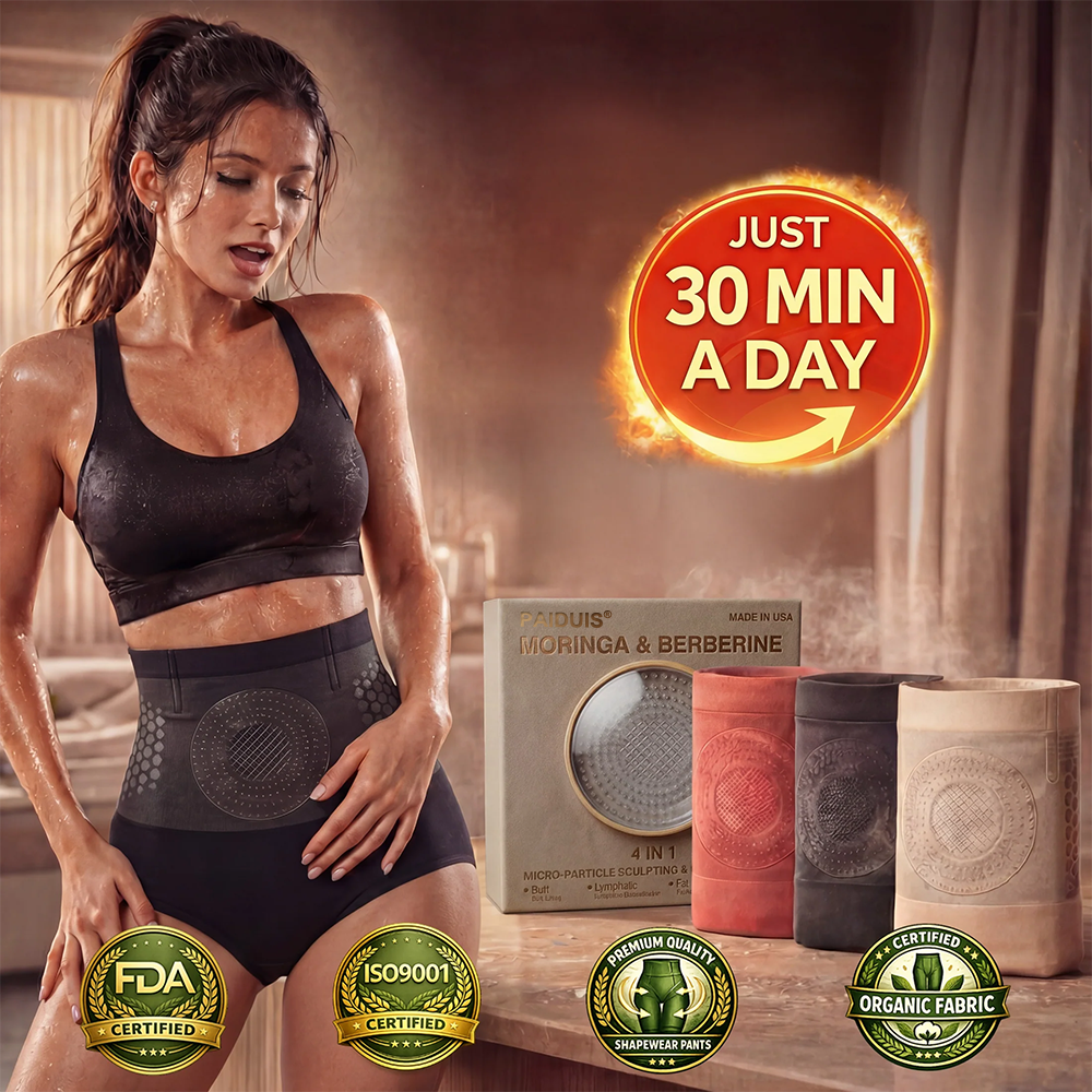 Official Brand Store | 🔥𝐏𝐚𝐢𝐝𝐮𝐢𝐬® Moringa & Berberine 4-in-1 Micro-Particle Shaping & Fat Burning Shorts