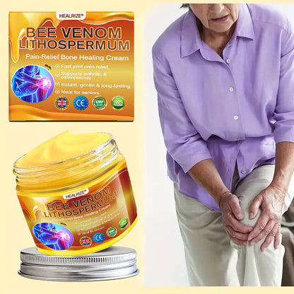 Official Only Store Healrize®🔥 BEE VENOM LITHOSPERMUM Pain-Relief Bone Healing Cream 👑👑(Specially for older adults)