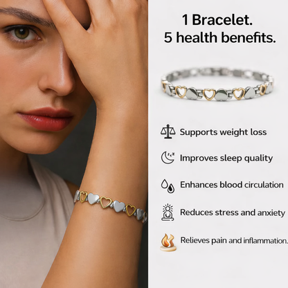 🎉𝐂𝐙𝐓𝐈𝐂𝐋𝐄® Magnetic Health Bracelet for Relaxation, Better Sleep & Inner Balance