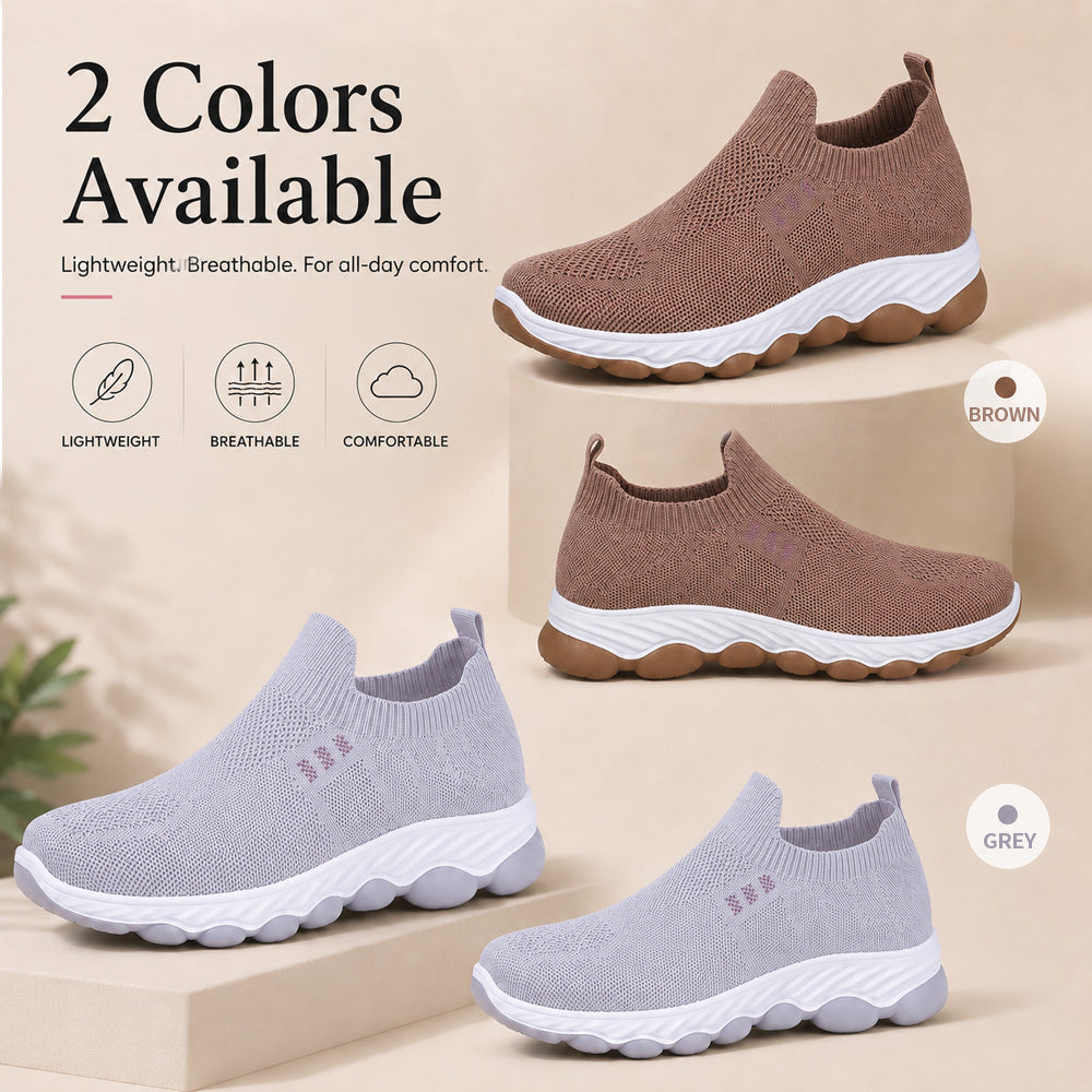 🔥 Best Seller 2026 🏆 Women's Mesh Comfort Slip-On Shoes – Breathable, Lightweight & Non-Slip 👟 LAST DAY: 80% OFF