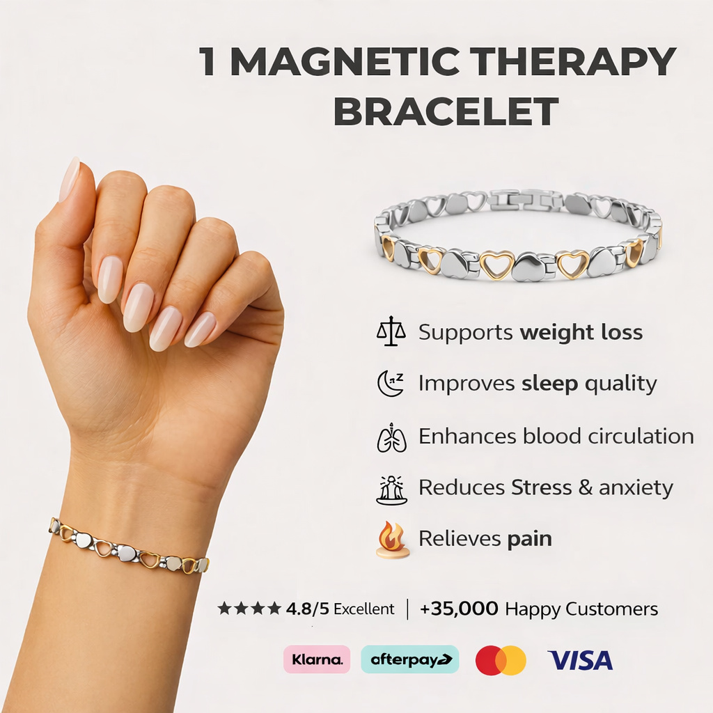 🎉𝐂𝐙𝐓𝐈𝐂𝐋𝐄® Magnetic Health Bracelet for Relaxation, Better Sleep & Inner Balance