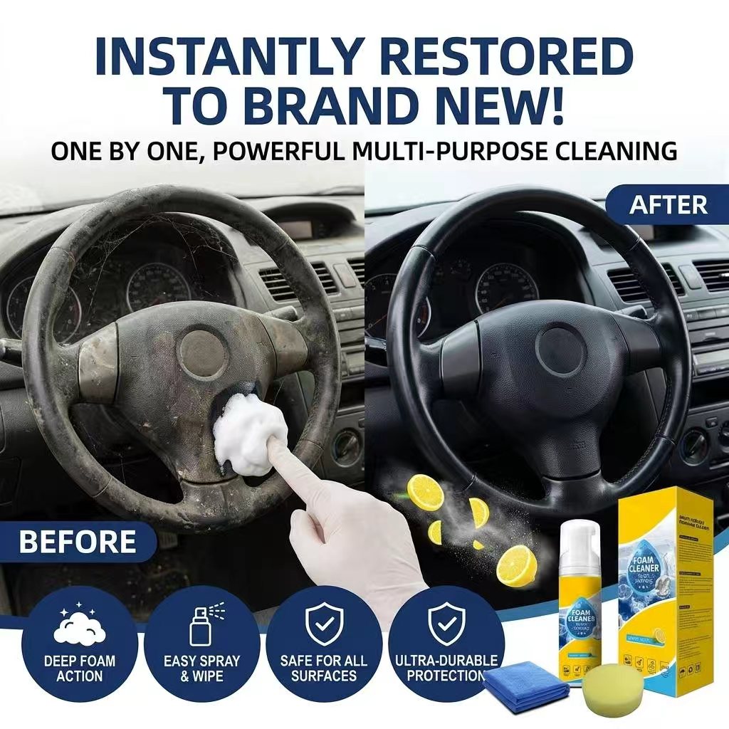 💦Last Day 80% OFF💦4-in-1 Multi-Enzyme Foam Cleaner