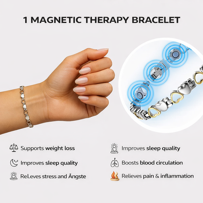 🎉𝐂𝐙𝐓𝐈𝐂𝐋𝐄® Magnetic Health Bracelet for Relaxation, Better Sleep & Inner Balance
