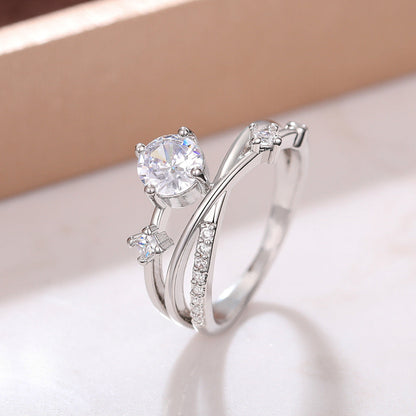 （🔥LAST DAY SALE-80% OFF)𝐂𝐙𝐓𝐈𝐂𝐋𝐄® Diamond Magnetology Lymphvity Ring