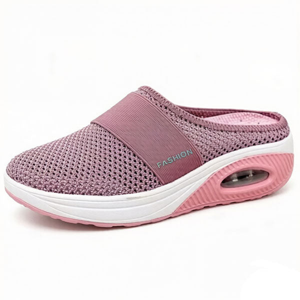 (🔥 LAST DAY SALE-80% OFF🔥)Free shipping-BQODQO® Diabetic Air-Cushion Slip-On Walking Shoes, Orthopedic Diabetic Slippers, with Arch-Support for Women
