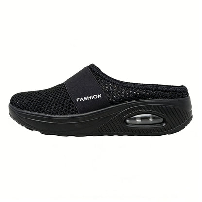 (🔥 LAST DAY SALE-80% OFF🔥)Free shipping-BQODQO® Diabetic Air-Cushion Slip-On Walking Shoes, Orthopedic Diabetic Slippers, with Arch-Support for Women