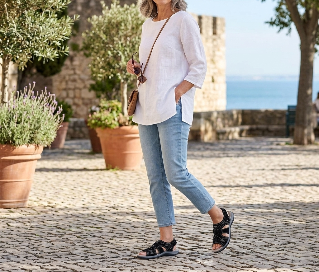 🔥LAST DAY SALE-80% OFF 🏆 2026 Best Seller – Women’s Most Wanted Soft Arch Support & Adjustable Sandals ☁️💆‍♀️